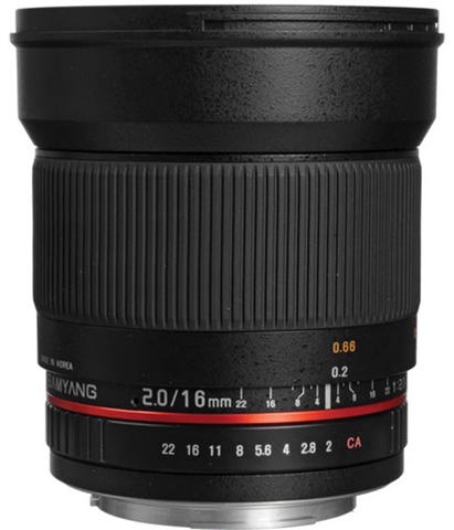 Samyang 16mm F/2 ED AS UMC CS (Canon) - CeX (IE): - Buy, Sell, Donate